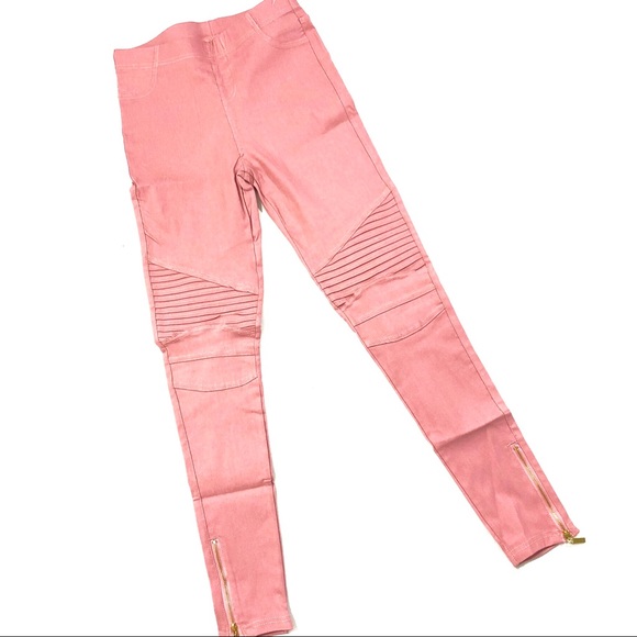 🌴Pink Moto Jeggings - Picture 4 of 4